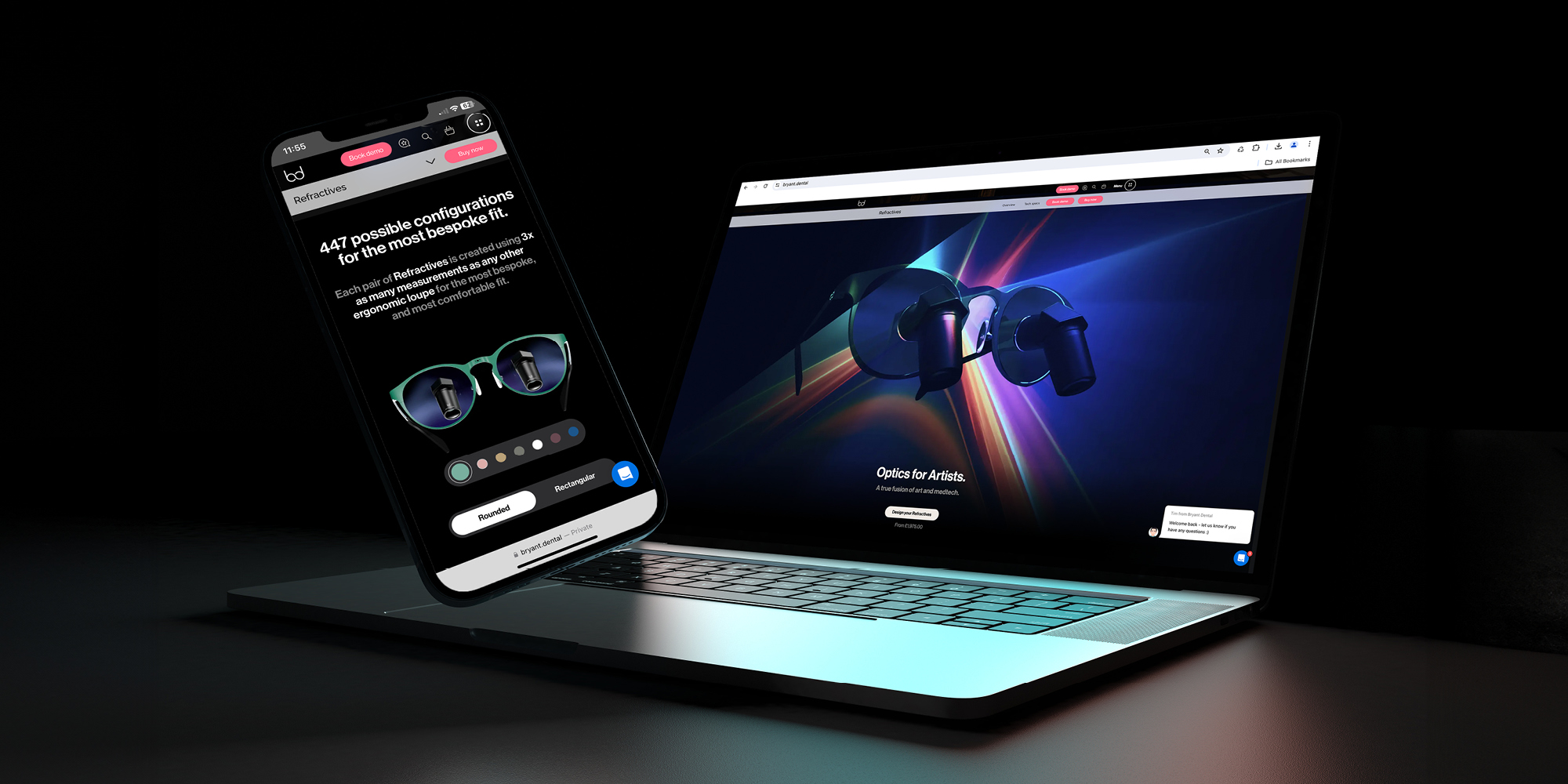 Bryant Dental Refractives – Website Design