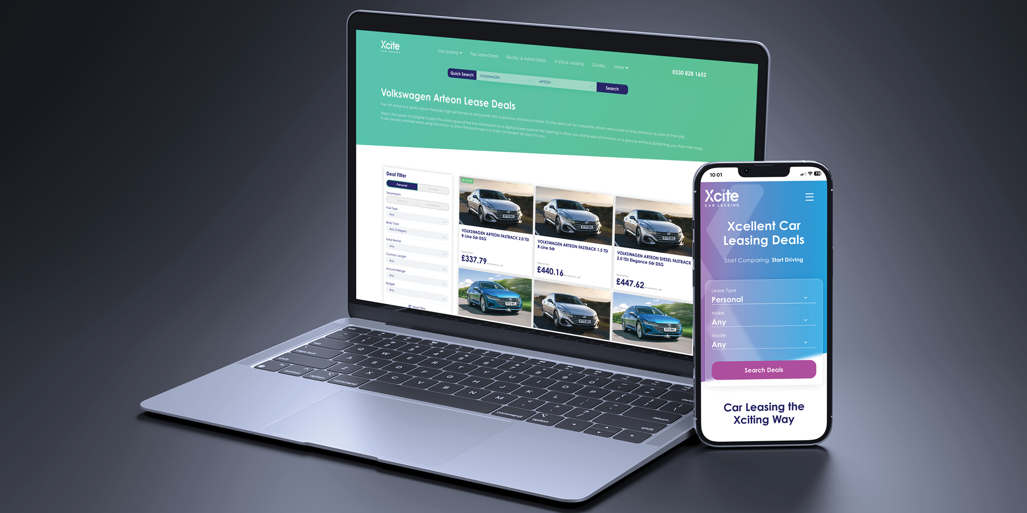 Xcite car leasing – Rebrand