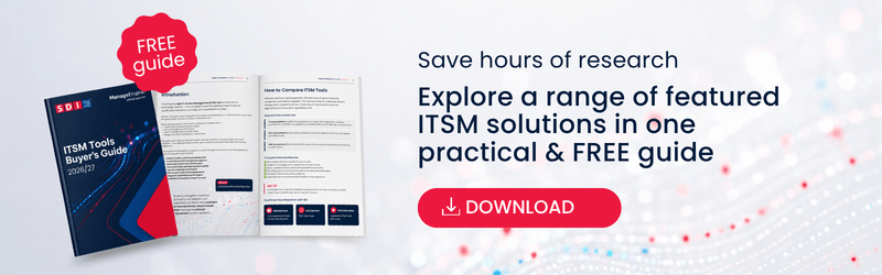 ITSM Tools Buyer’s Guide 2026/27 przygotowany przez Service Desk Institute