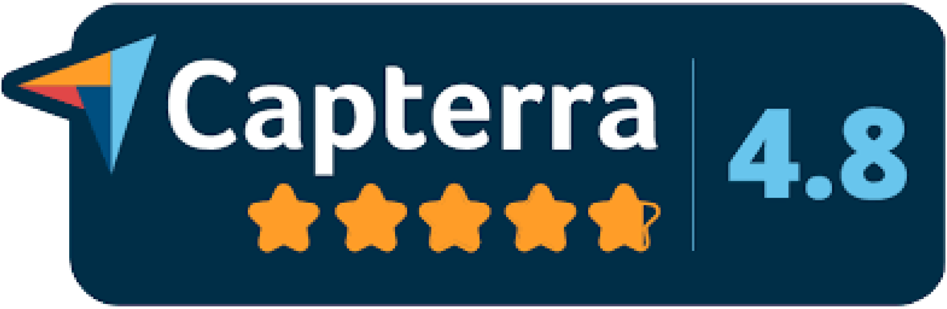 Capterra score 4.8