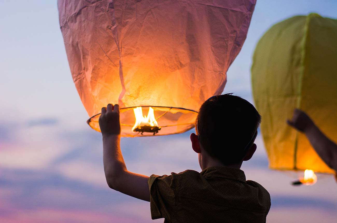 kids playing with fire
