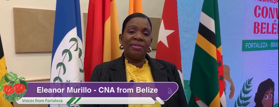 Eleanor Murillo, Competent National Authority from Belize at the Conference of States Parties to the Belém do Pará Convention, held in Fortaleza in December 2025