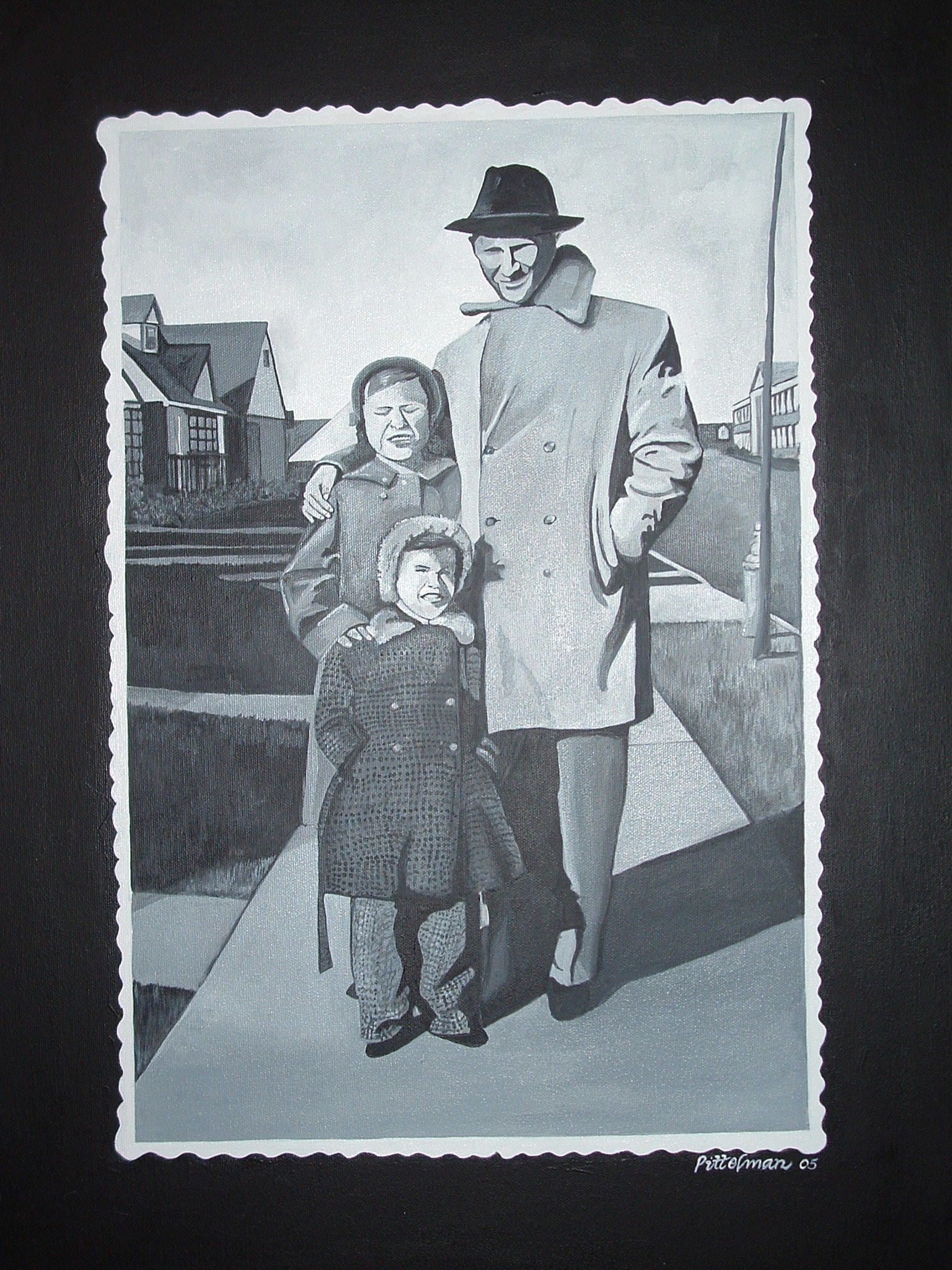 Safe in Daddy's Arms 18x24
