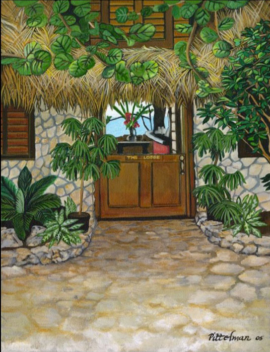 The Lodge • 16" x 12"