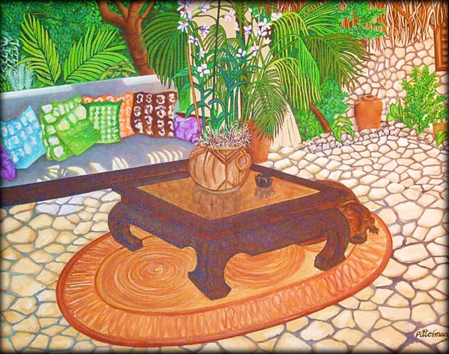 Let Sleeping Dog's Lie • 20" x 16"