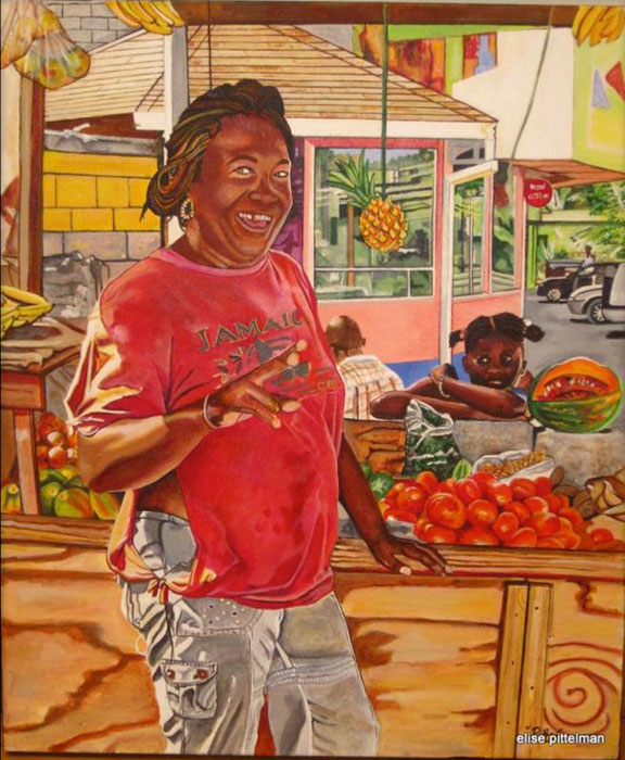 Monica • 30" x 24"