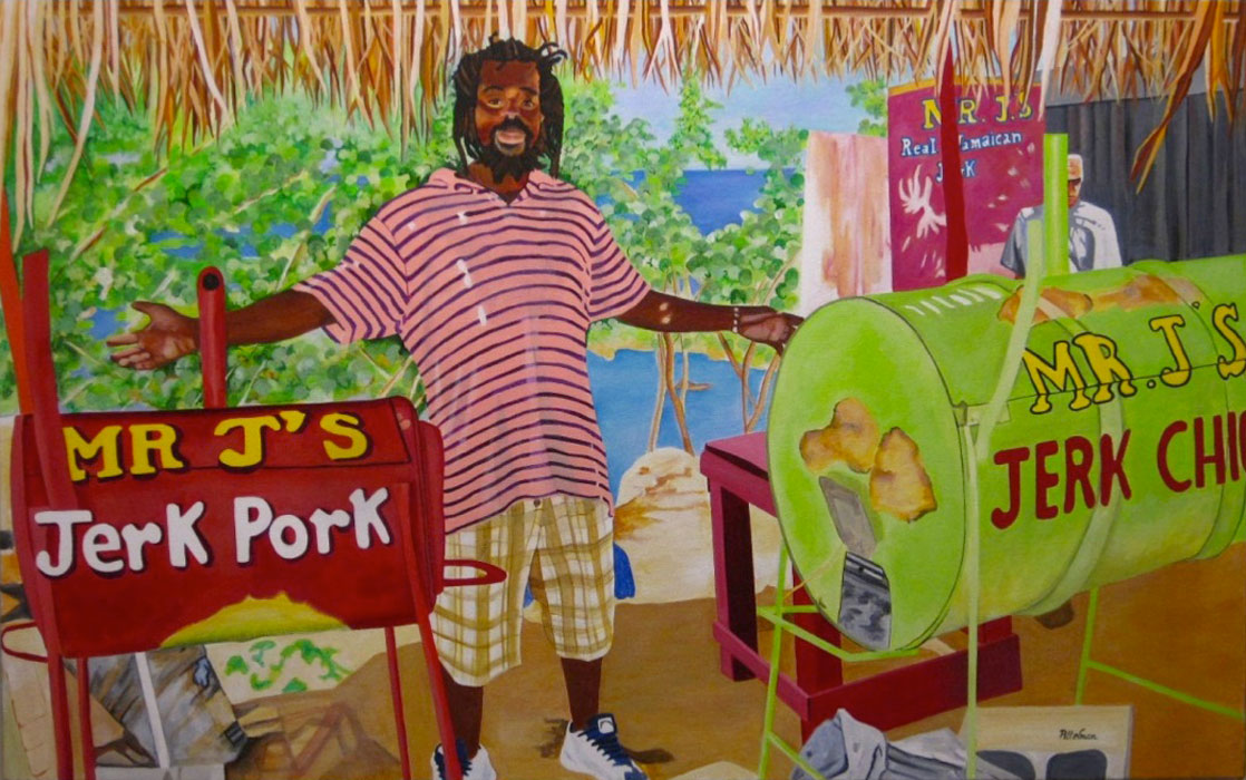 Mr. J • 48" x 30"