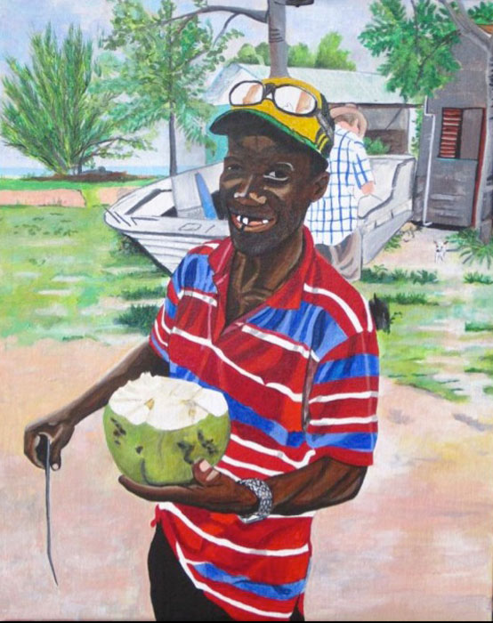 Coconut Man 16x20