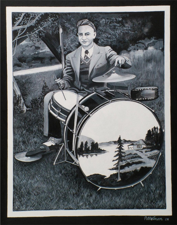 Daddy's Keeping the Beat 18x24