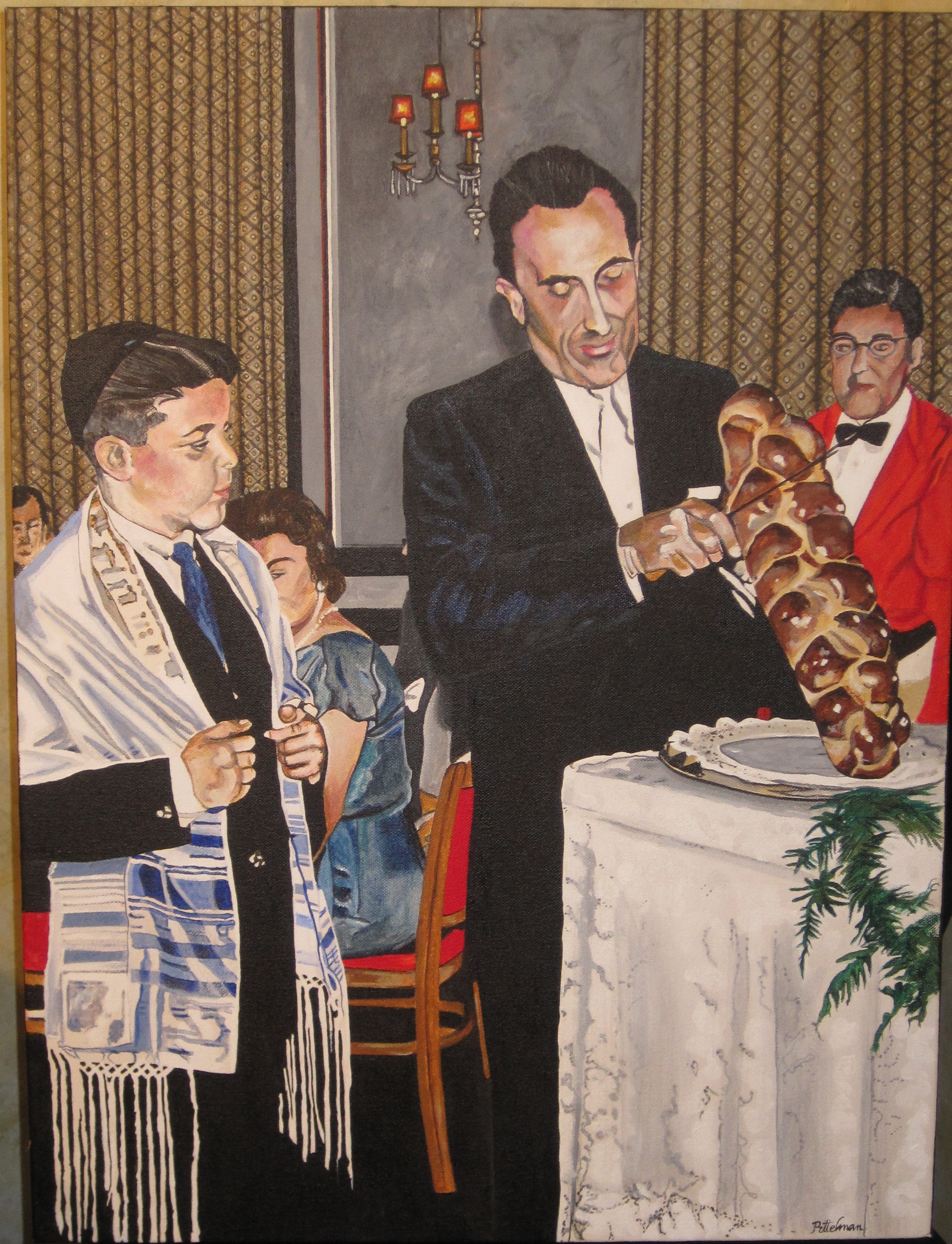 Cutting the Challah 18x24