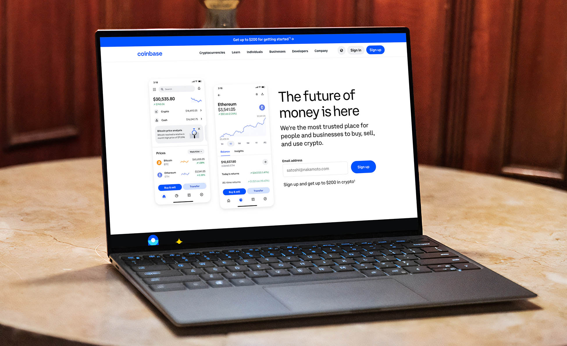 Coinbase sign up bonus
