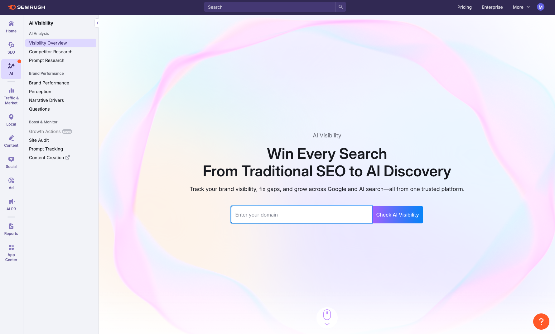 Semrush AI Visibility Tookit Review