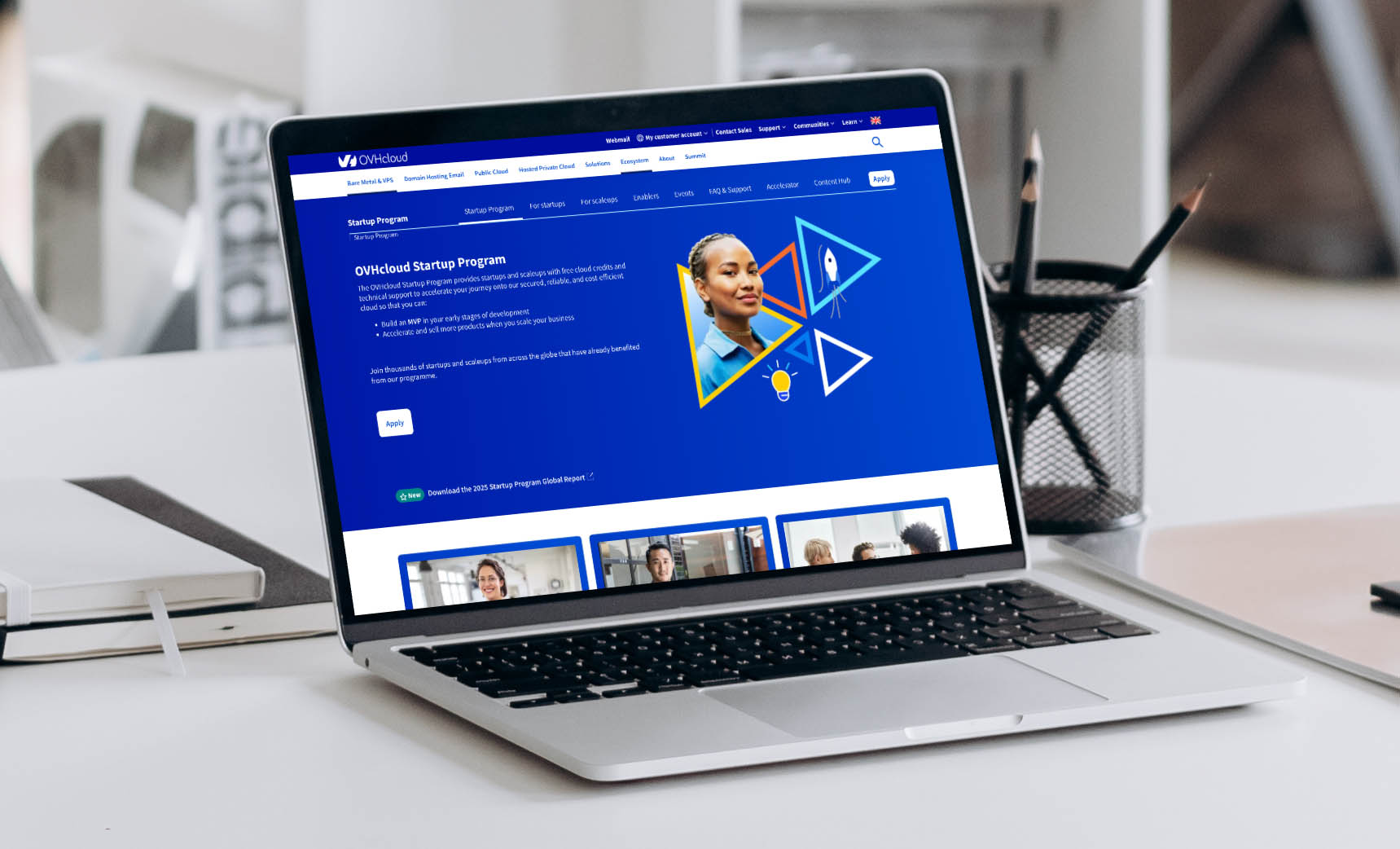 OVHcloud startup credit offer