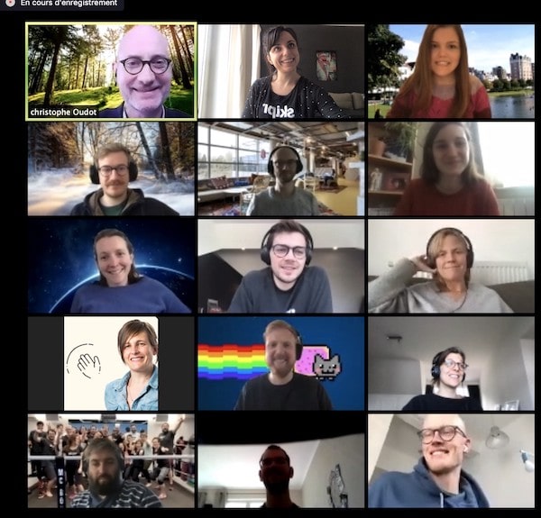A Skipr call using zoom