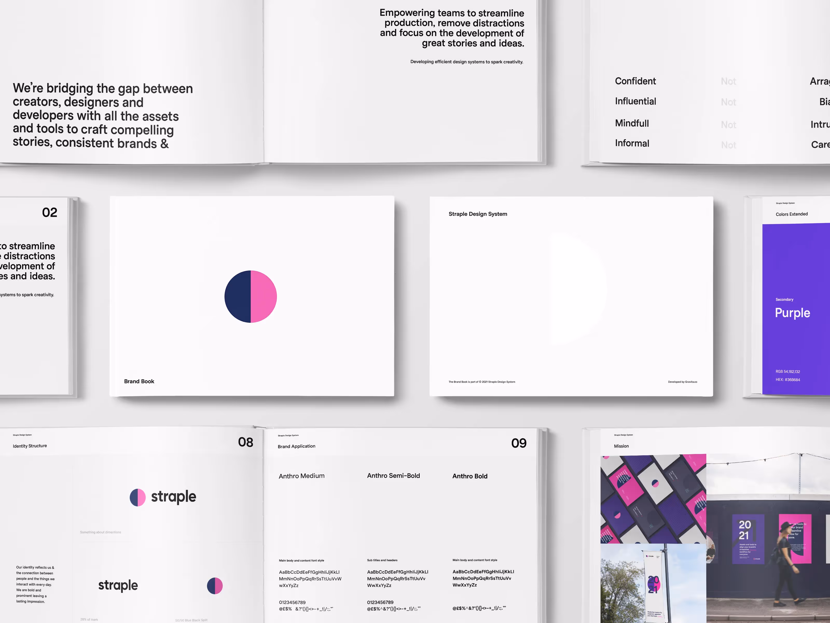 Straple Brand Book Template