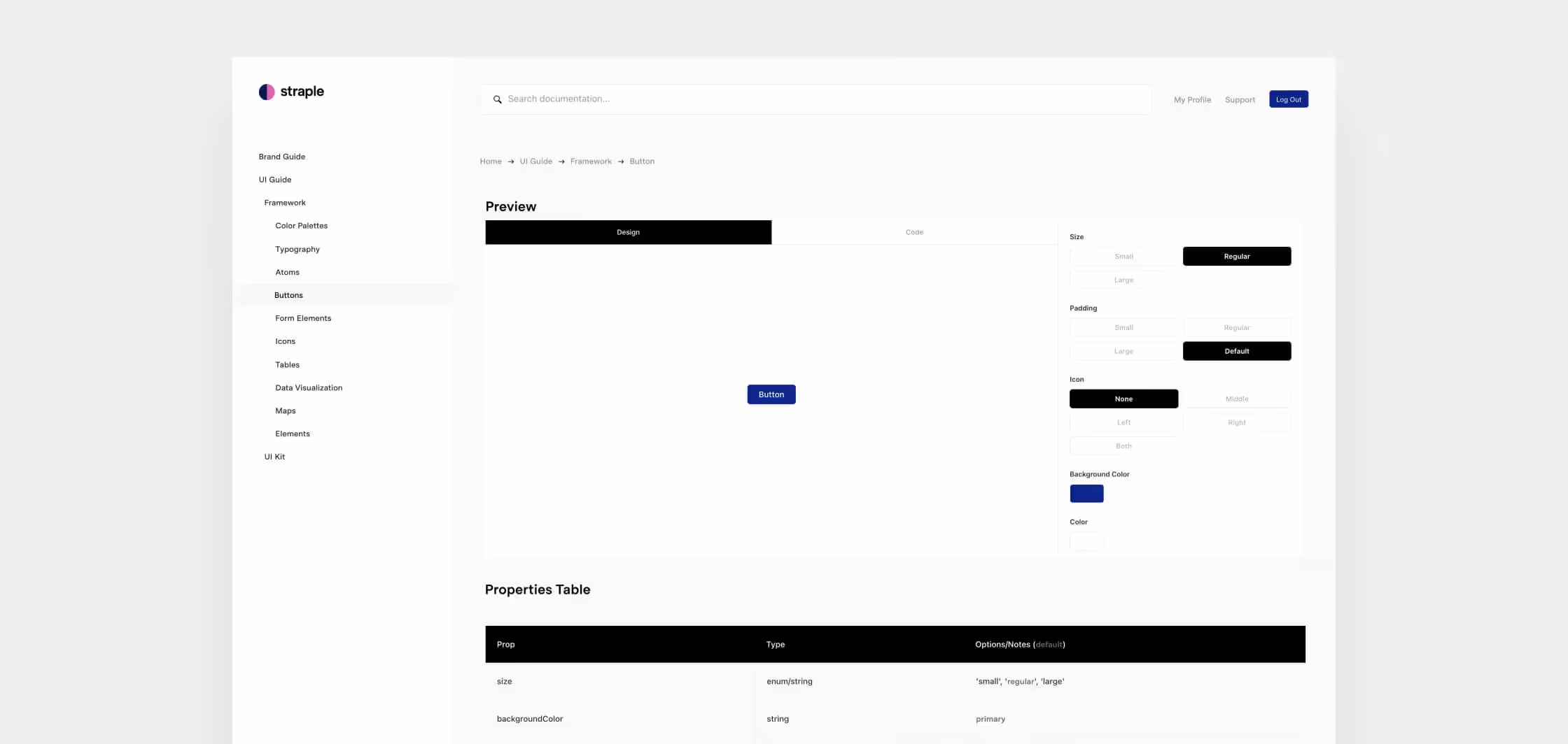 Straple Design System Portal