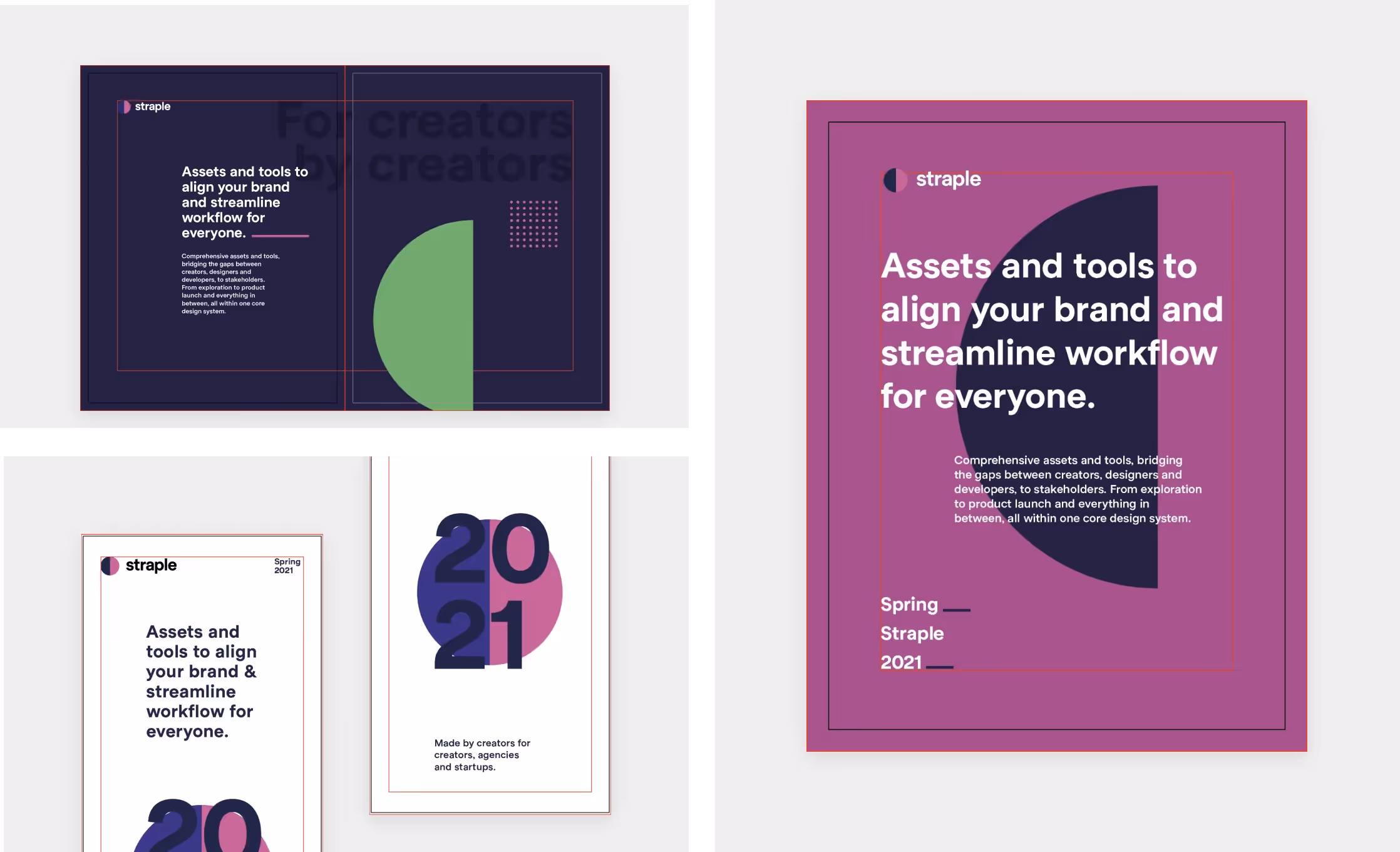 Straple Collateral Examples