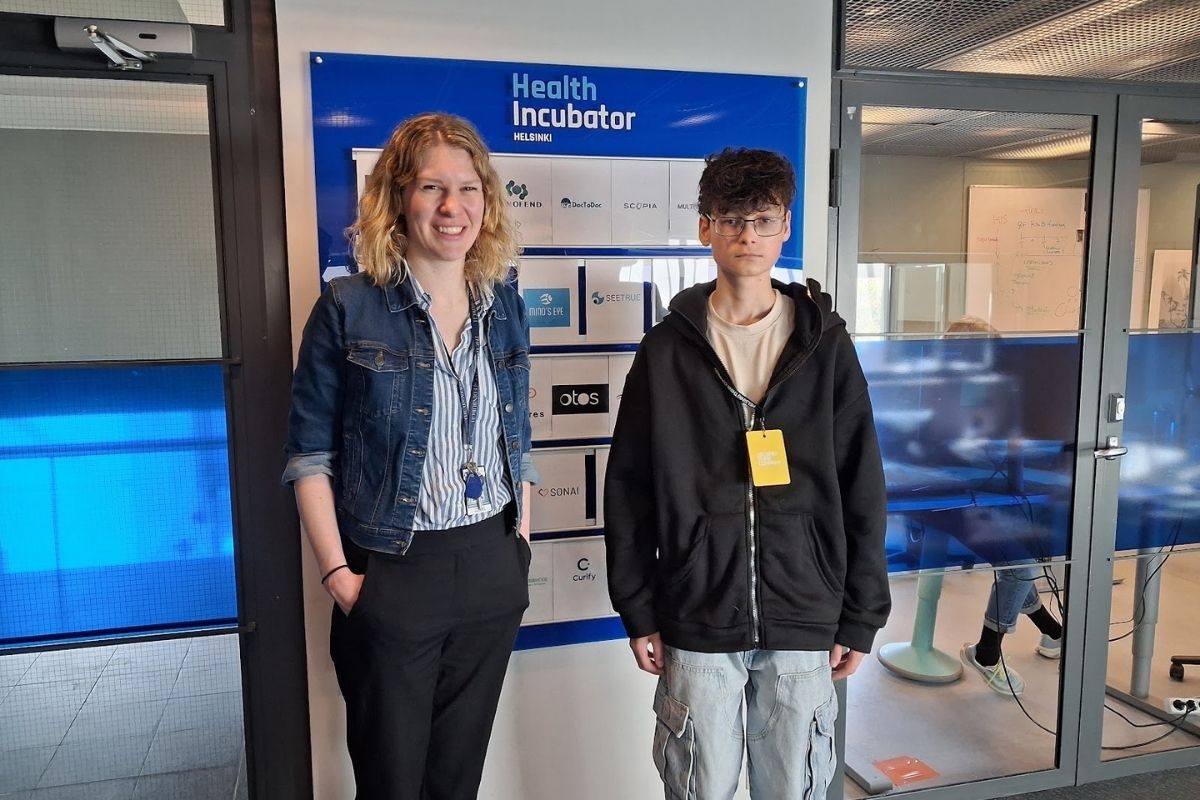 Kuvassa on Bogdan ja Karolina