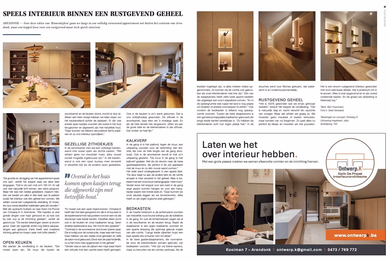 Interieurarchitect Ontwerp.K