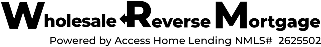 Wholesale Reverse Mortgage