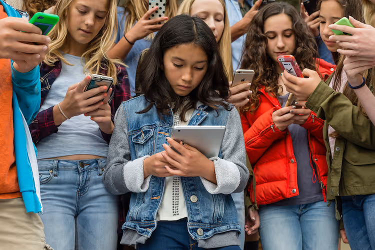 a school gathering to watch screenagers