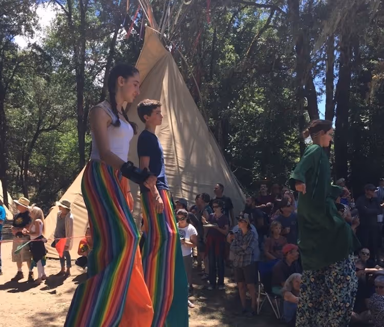 a school gathering to watch screenagers