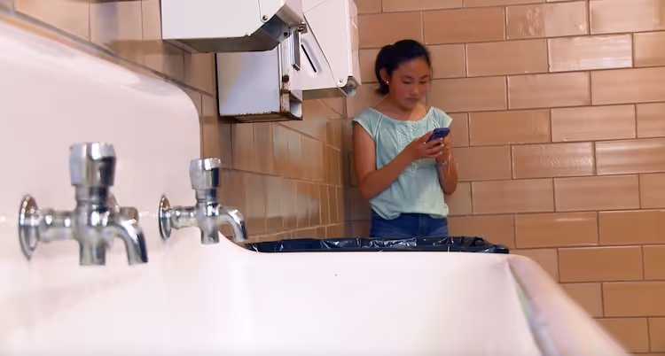 a school gathering to watch screenagers