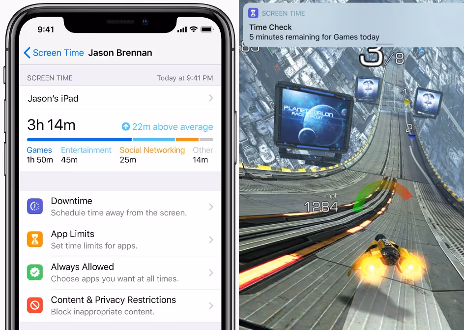 Image of iphone screen