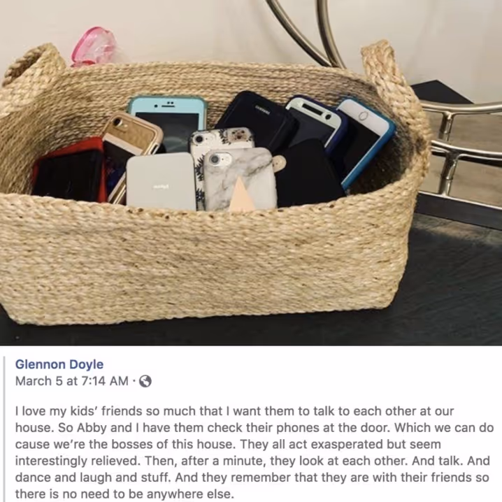 a school gathering to watch screenagers