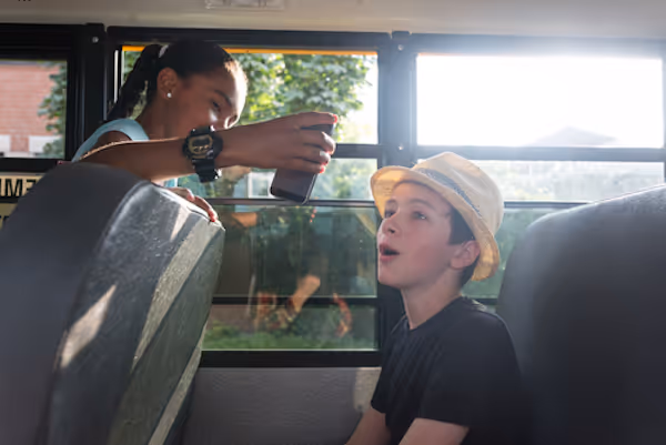 a school gathering to watch screenagers