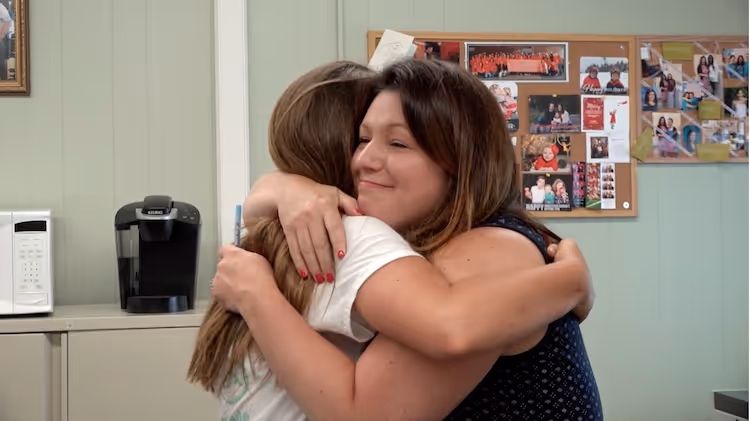 a school gathering to watch screenagers