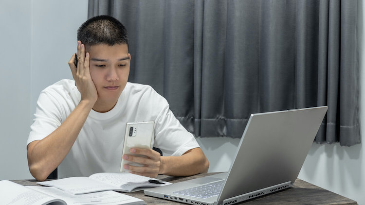 a school gathering to watch screenagers