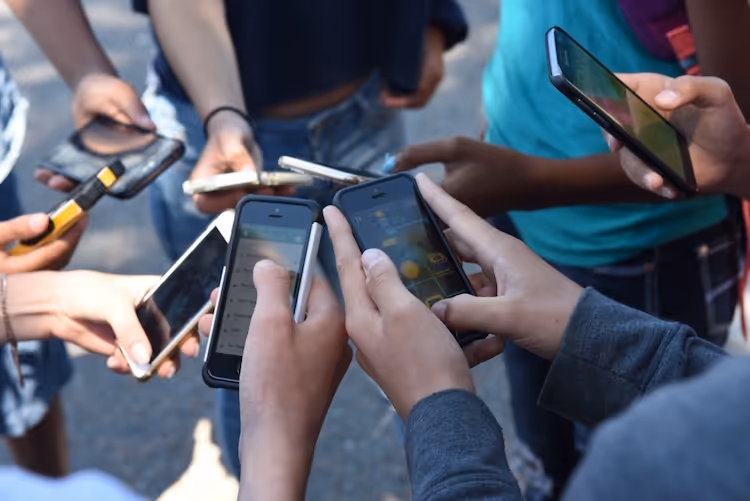 a school gathering to watch screenagers