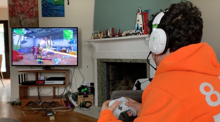 a school gathering to watch screenagers