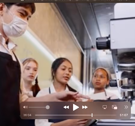 a school gathering to watch screenagers