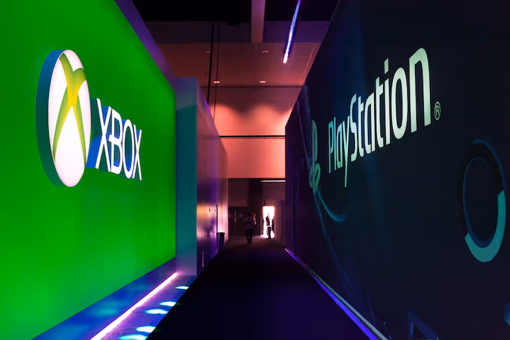 Xbox and Playstation logos