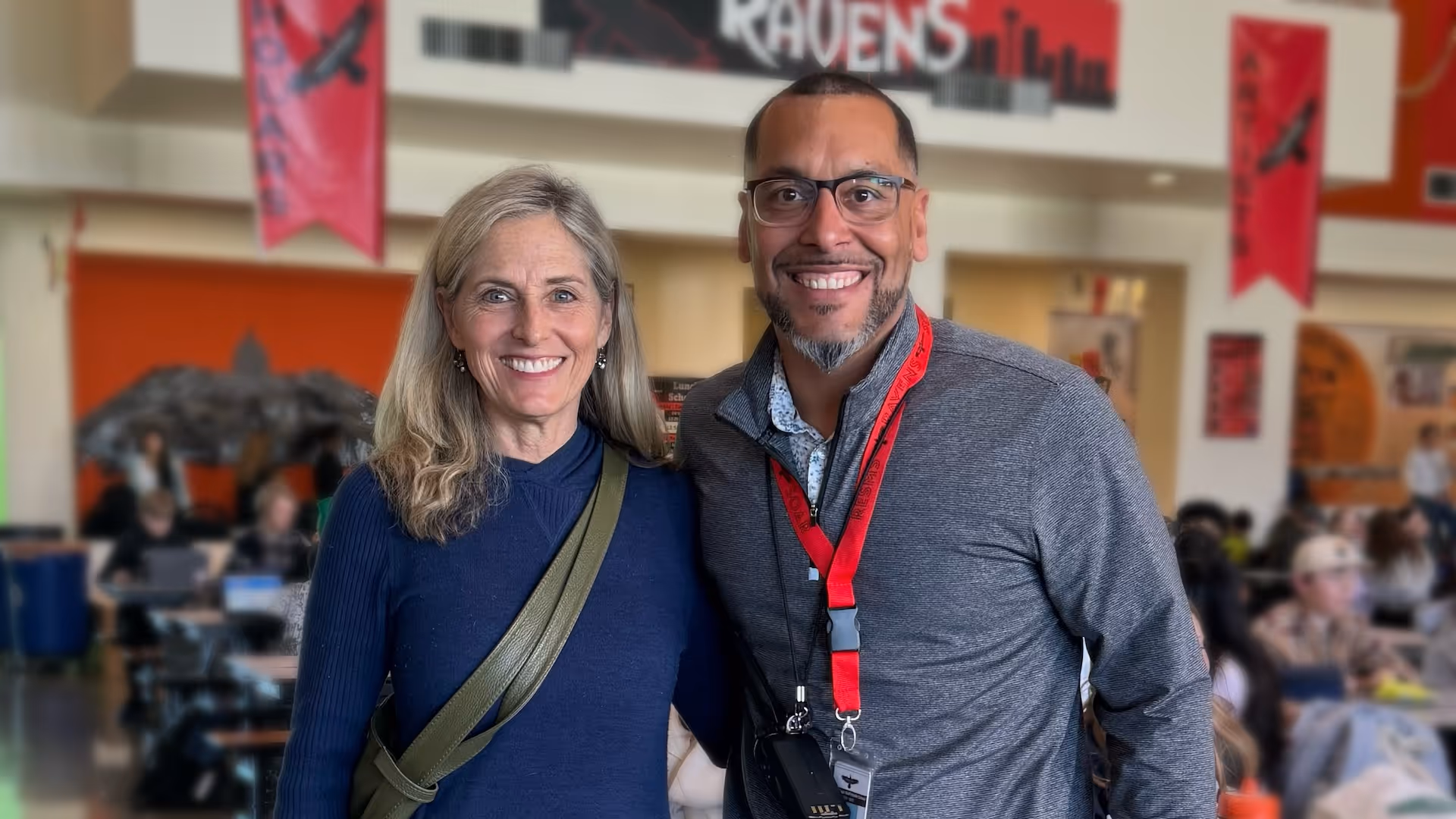 a school gathering to watch screenagers