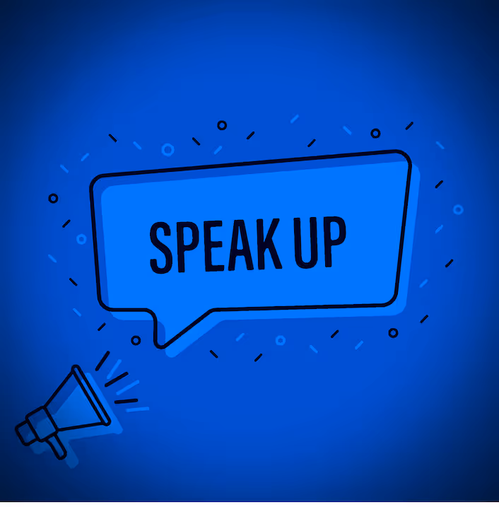 Speak up illustration