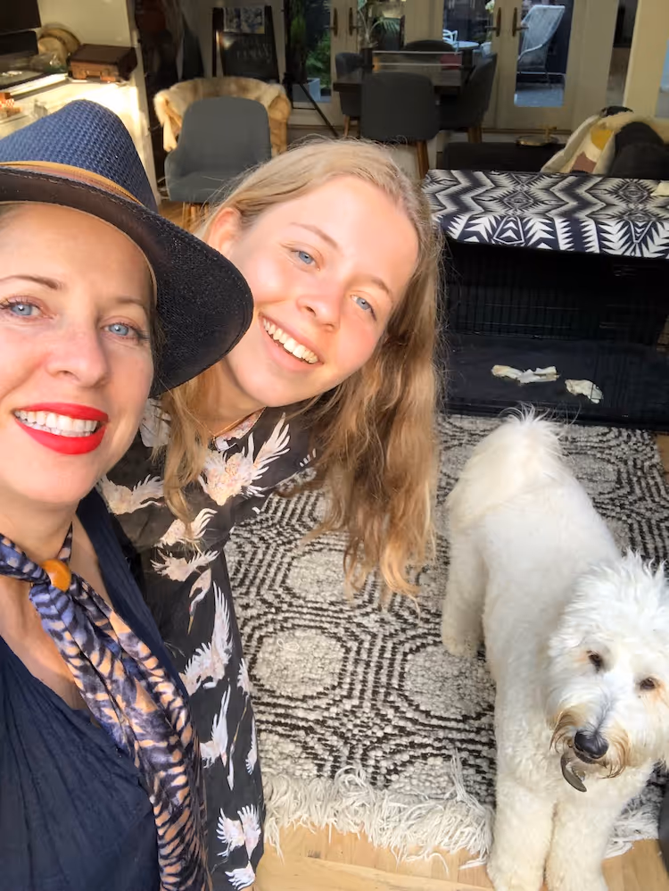 Tiffany Shlain and her Daughter