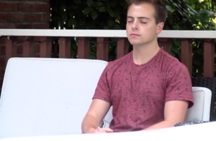 Young Man Meditating