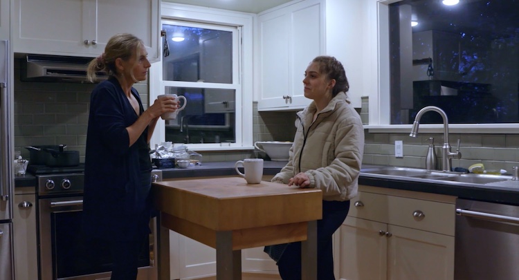 Parent and Child Having a discussion