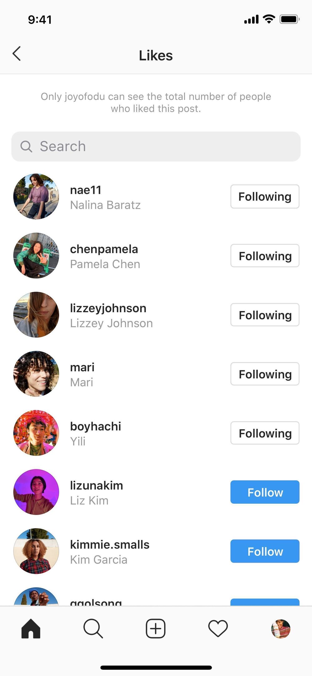 instagram message page