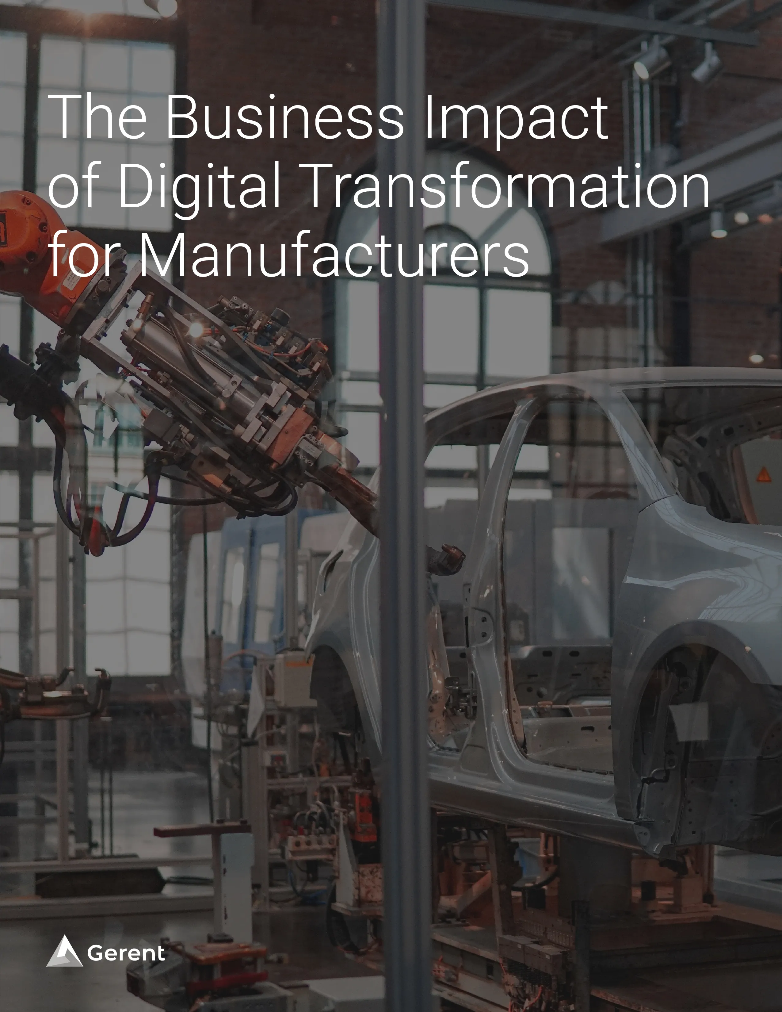 A car is being built in a manufacturing plant