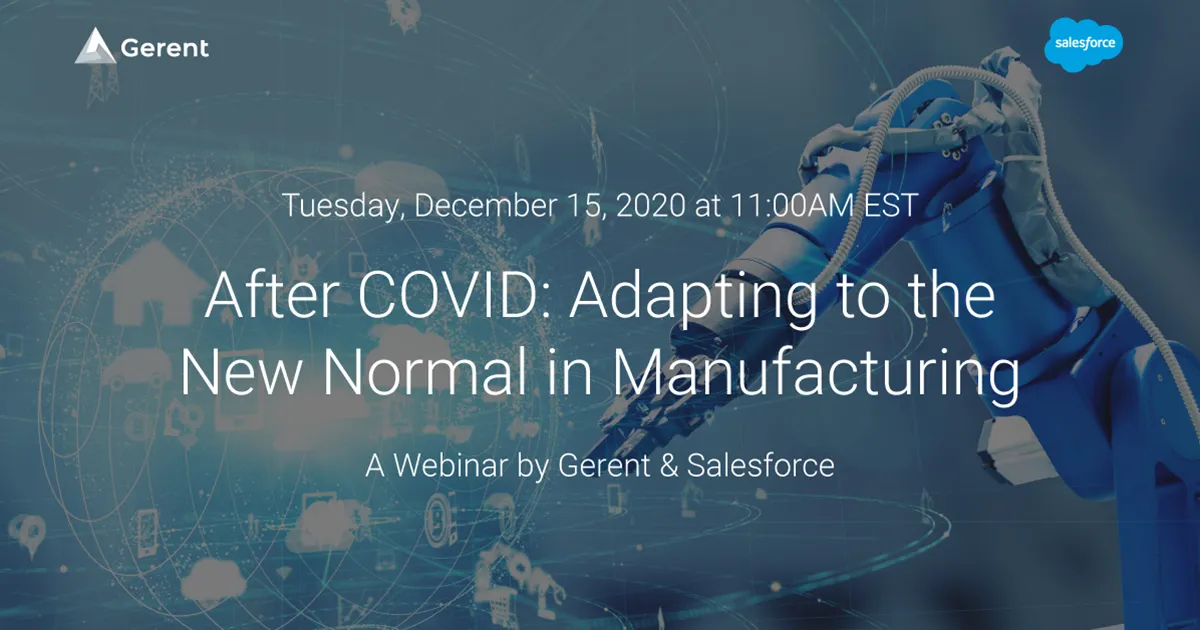 After COVID: Adapting to the New Normal in Manufacturing
