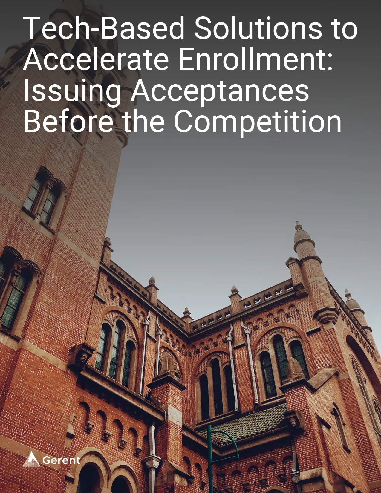 An upshot of a heritage university building