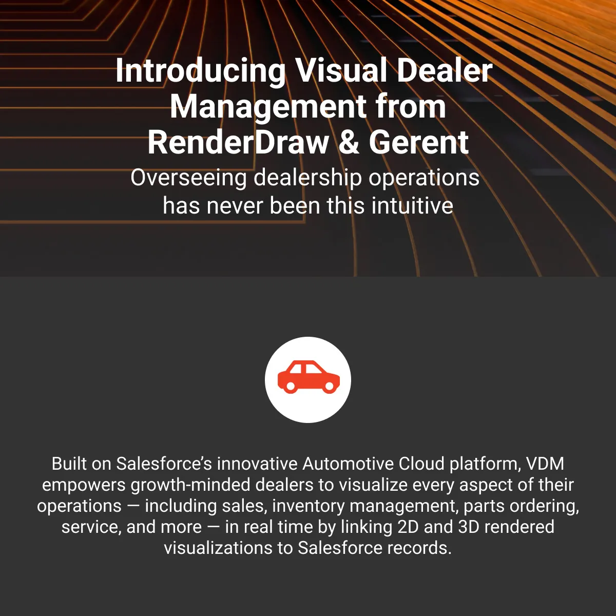 Introducing Visual Dealer Management from RenderDraw & Gerent infographic