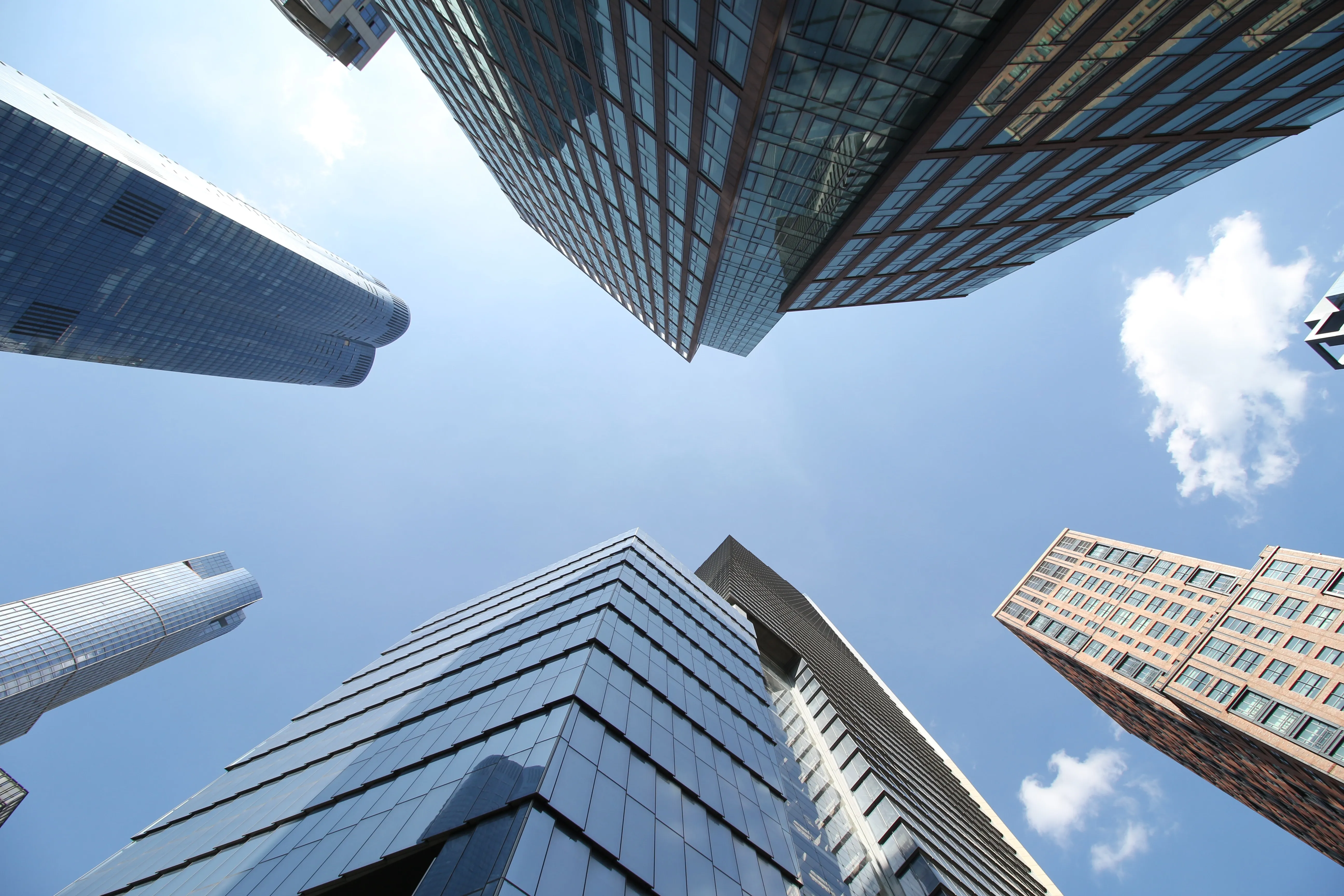Sky view of buildings