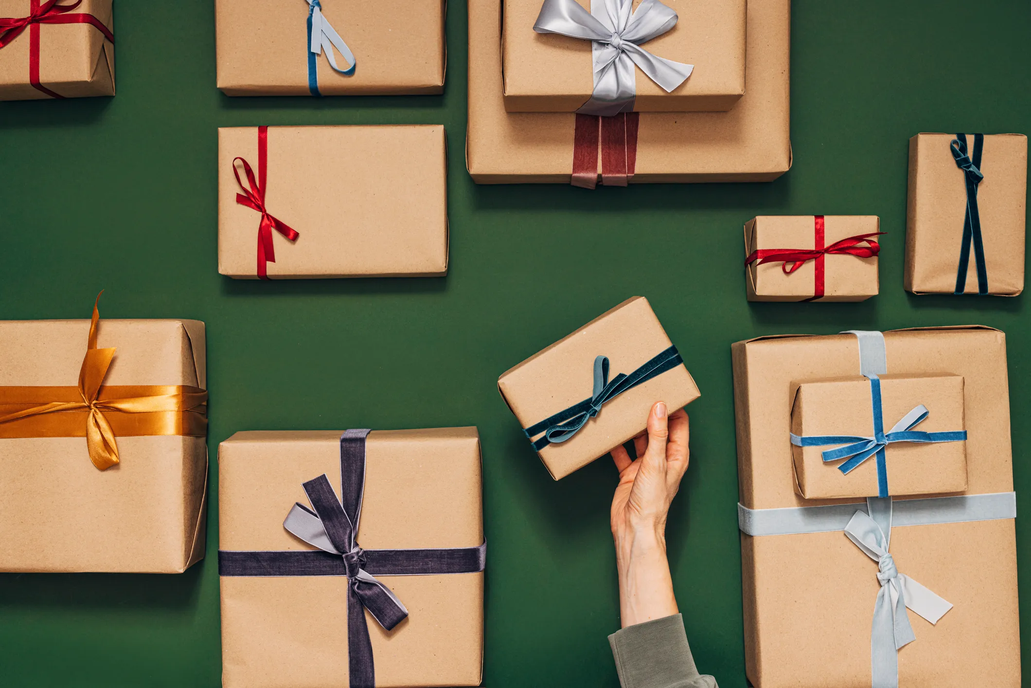 Wrapped presents