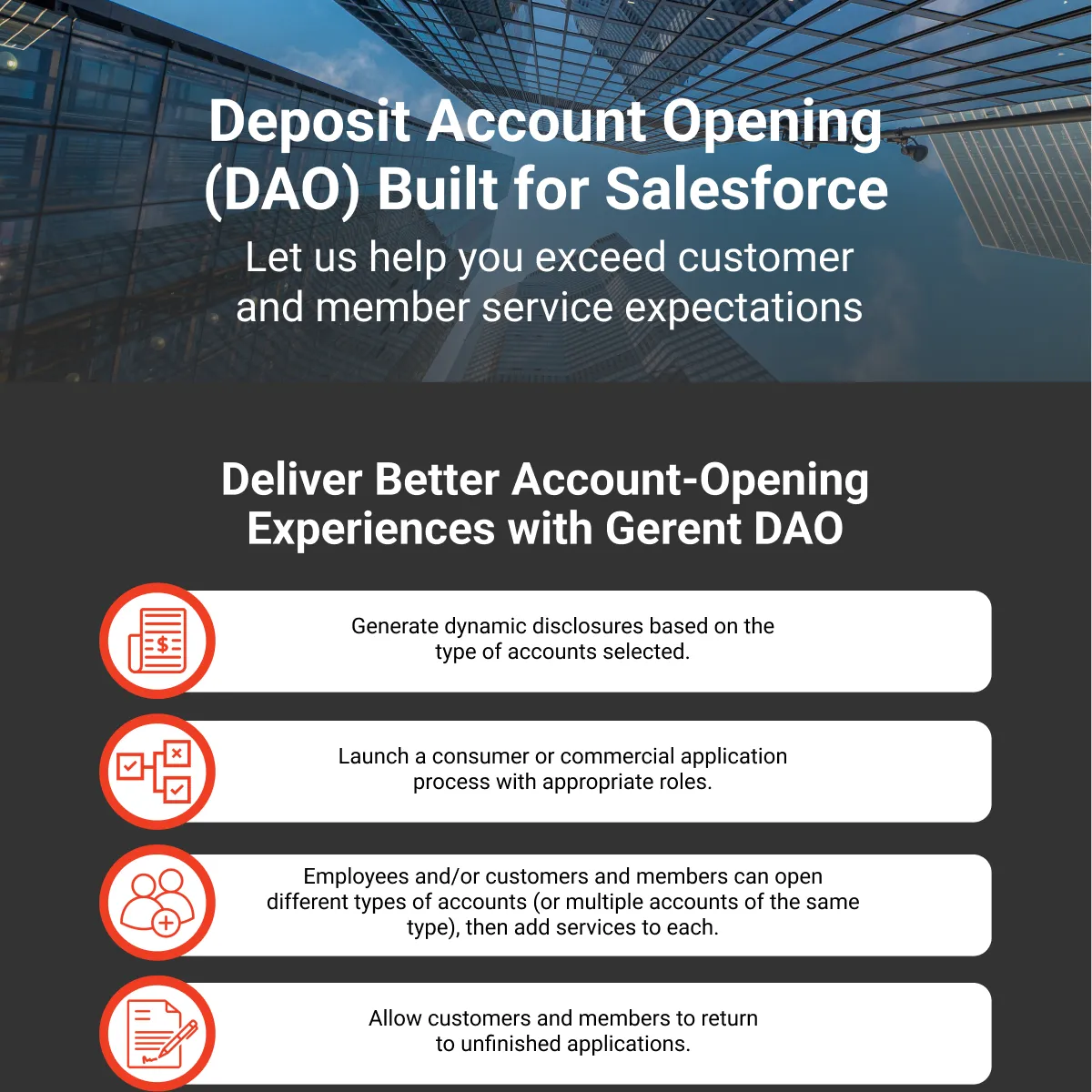 Deposit Account Opening (DAO) Built for Salesforce