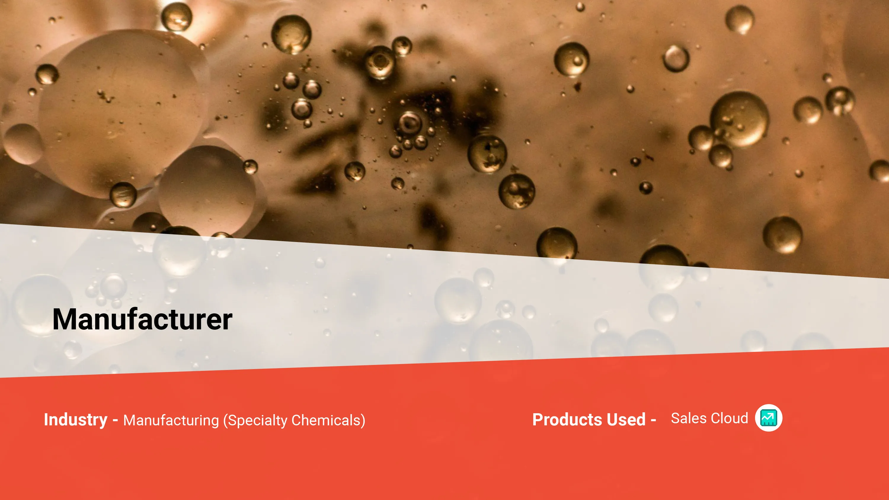 Manufacturer - Manufacturing (Specialty Chemicals) Cover